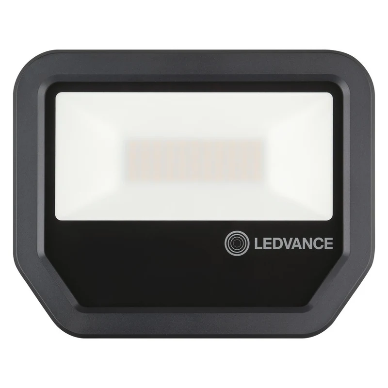 LED Прожектор, симетричен 30W 3600lm 3000K IP65, цвят черен