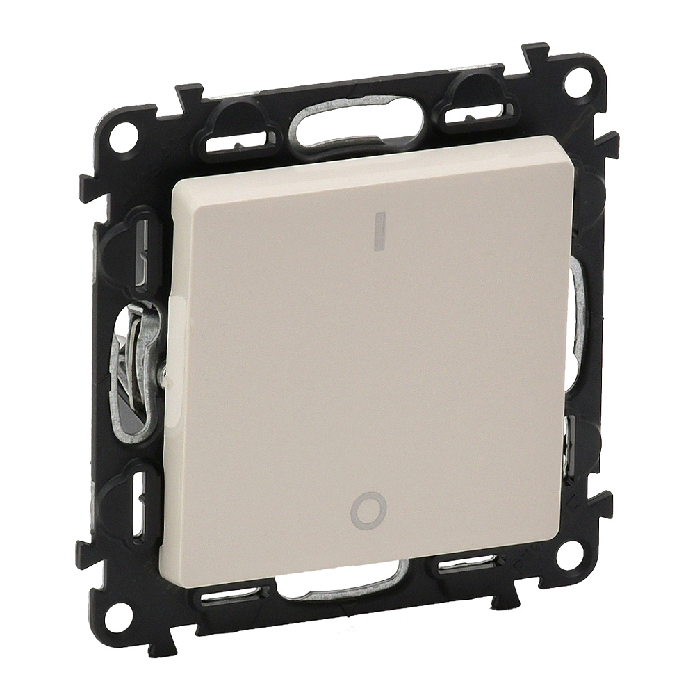 Двуполюсен ключ 10A I/O Кремав - Legrand Valena Life 752202