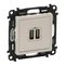 Контакт 2xUSB 1500mA Кремав - Legrand Valena Life 753212