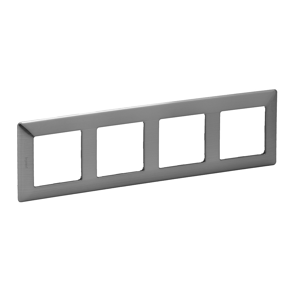 Рамка 4х Инокс - Legrand Valena Life 754154