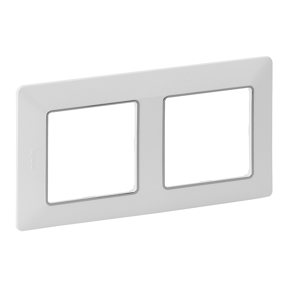 Рамка 2х Бял Хром - Legrand Valena Life 754032