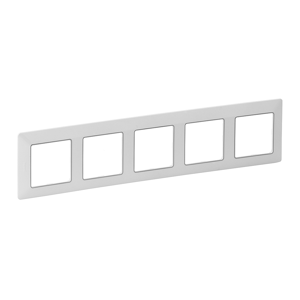 Рамка 5х Бял Хром - Legrand Valena Life 754035