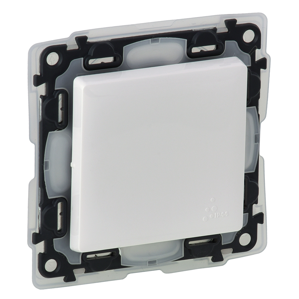 Двуполюсен ключ 16А Бял IP44 - Legrand Valena Life 752164
