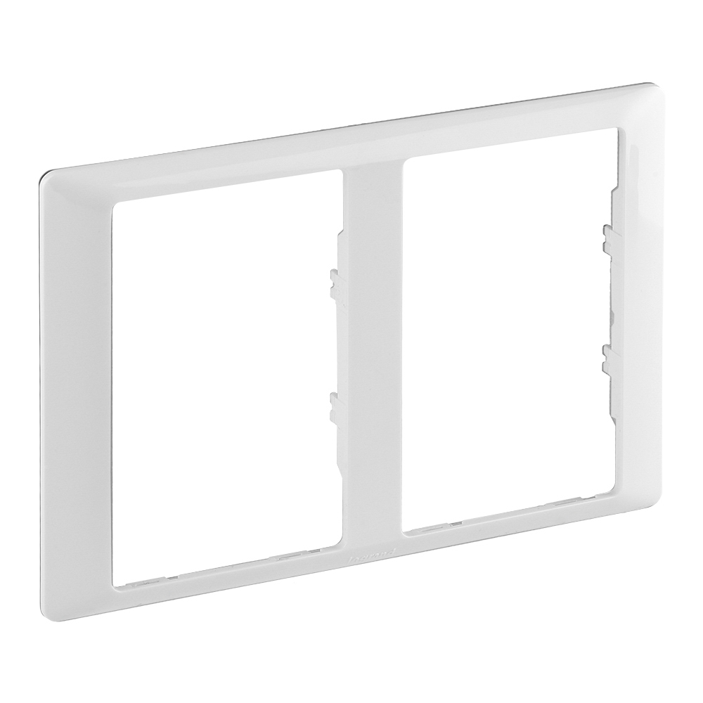 Двойна рамка 2x двоен контакт Бял - Legrand Valena Life 754222