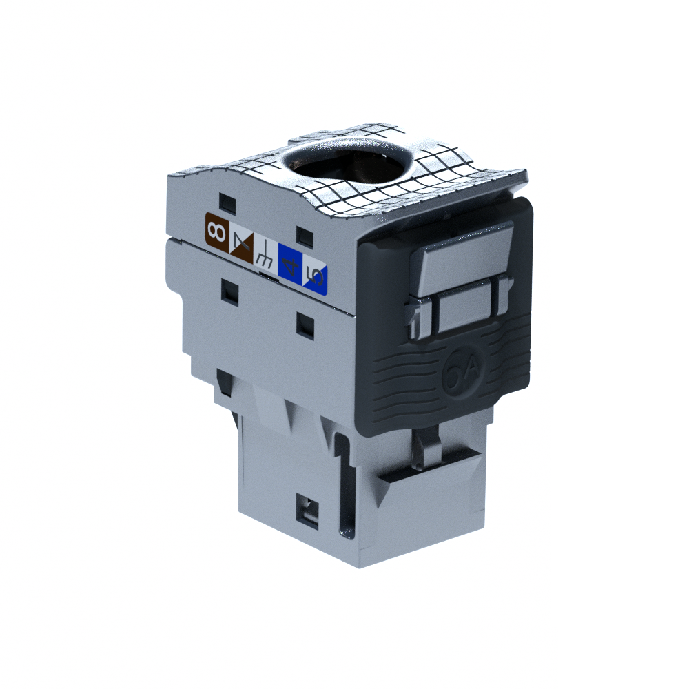 Конектор C6A STP 1xRJ45 - Legrand Linkeo C 632905