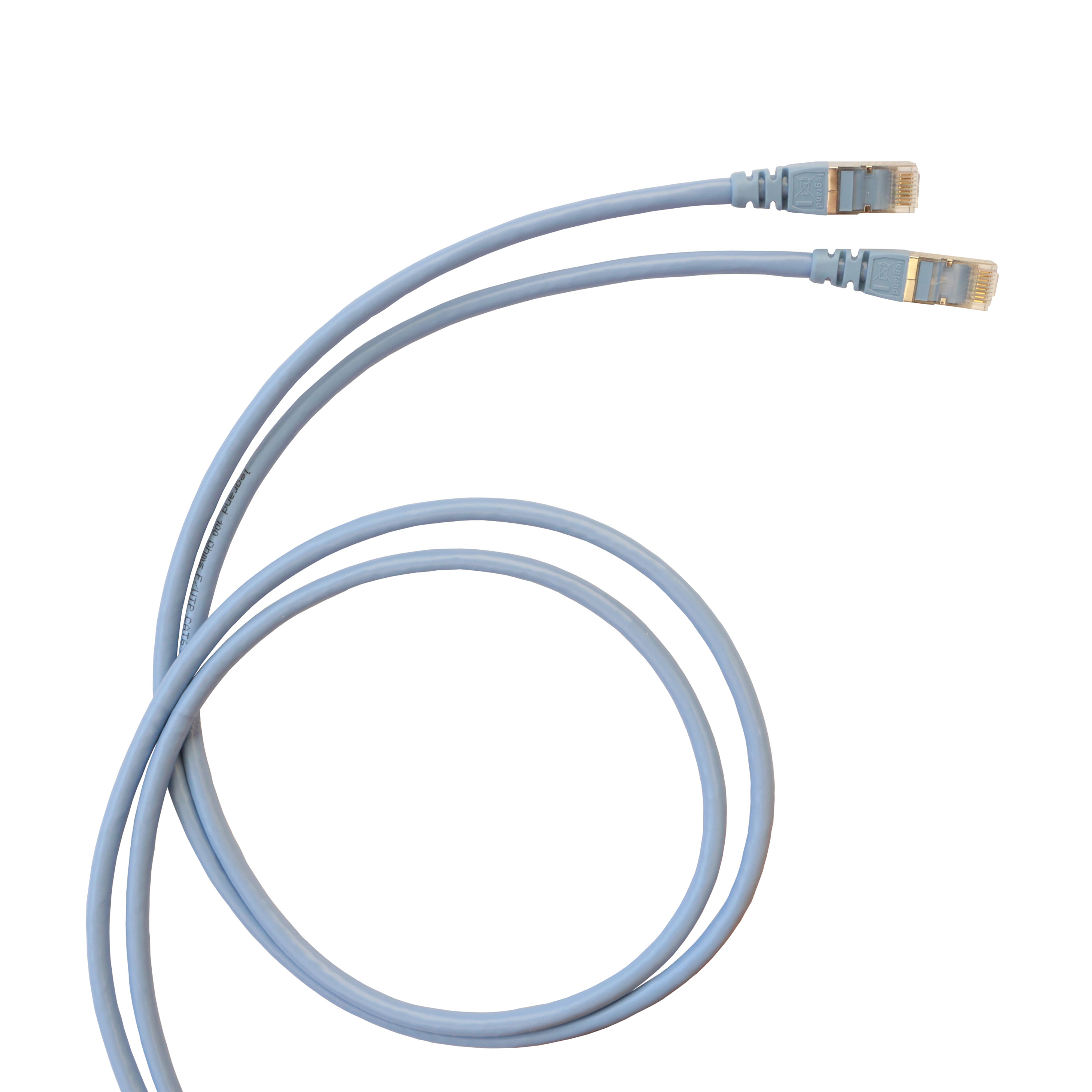 Корда C6 U/UTP 1.0 m PVC, синя - Legrand Linkeo C 632864