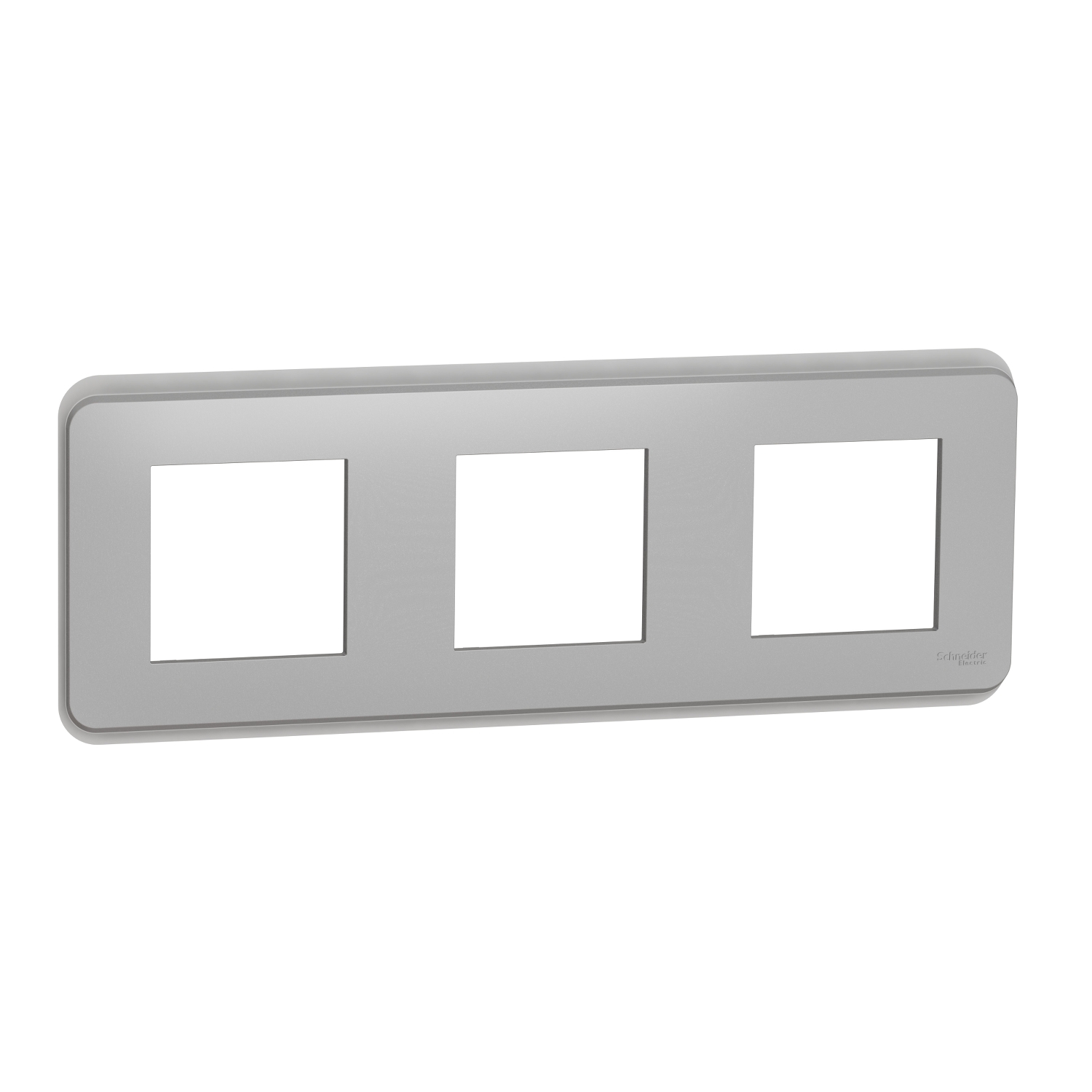 Рамка 3x 2M Unica Pro, алуминий - SCHNEIDER ELECTRIC New Unica NU400630