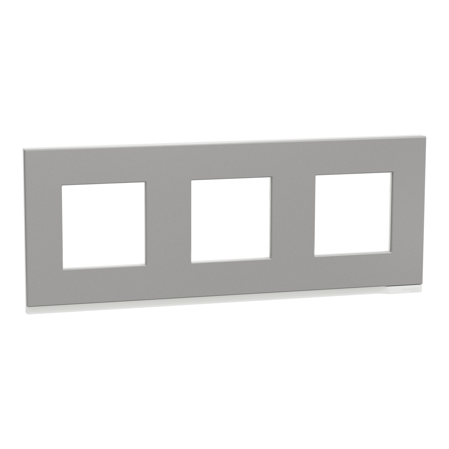 Рамка 3x 2M Unica Pure, алуминий - SCHNEIDER ELECTRIC New Unica NU600680