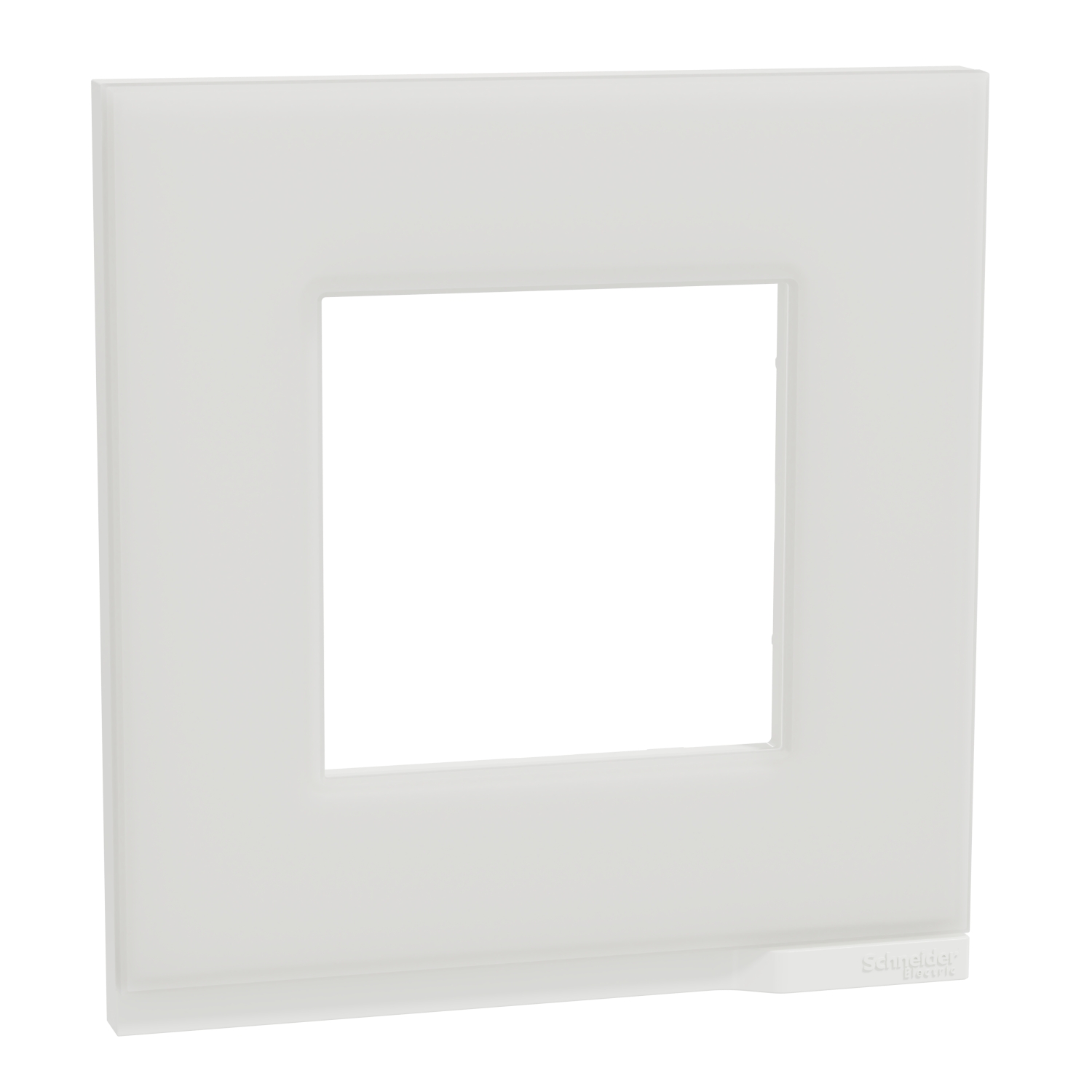Рамка 1x 2M Unica Pure, бяло стъкло - SCHNEIDER ELECTRIC New Unica NU600285