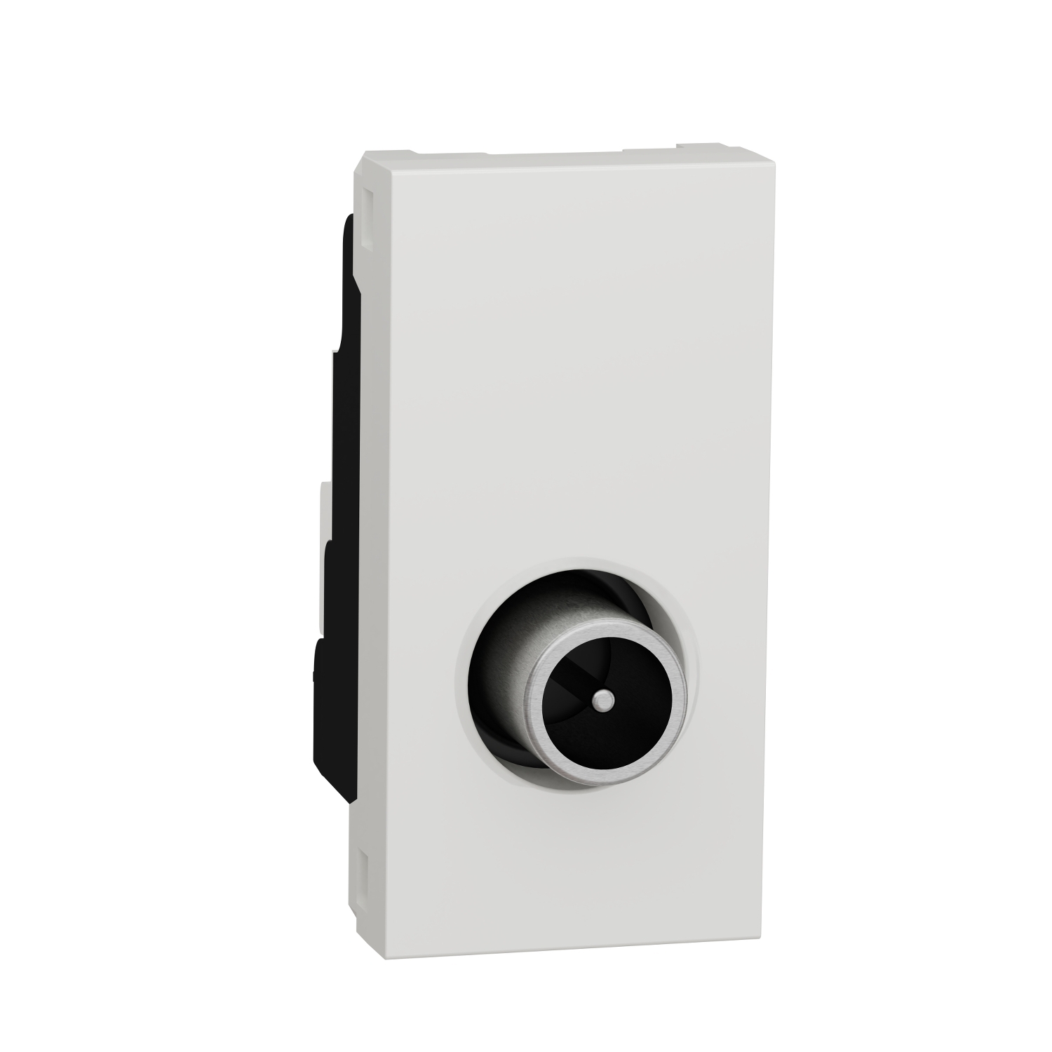Мъжка ТВ розетка звезда 1.5 dB, 1M, бял - SCHNEIDER ELECTRIC New Unica NU346118