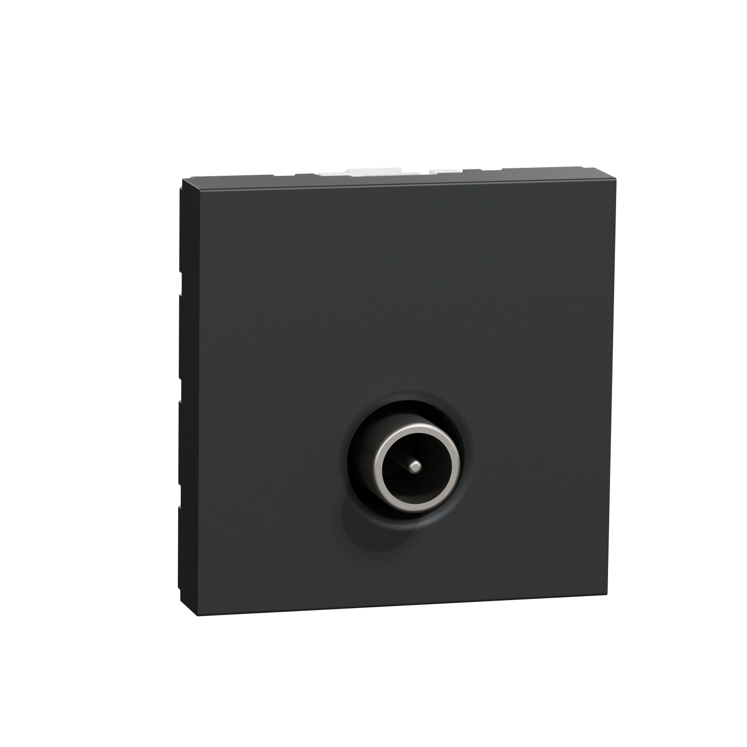 Мъжка ТВ розетка звезда 1.5 dB, 2M, антрацит - SCHNEIDER ELECTRIC New Unica NU346254
