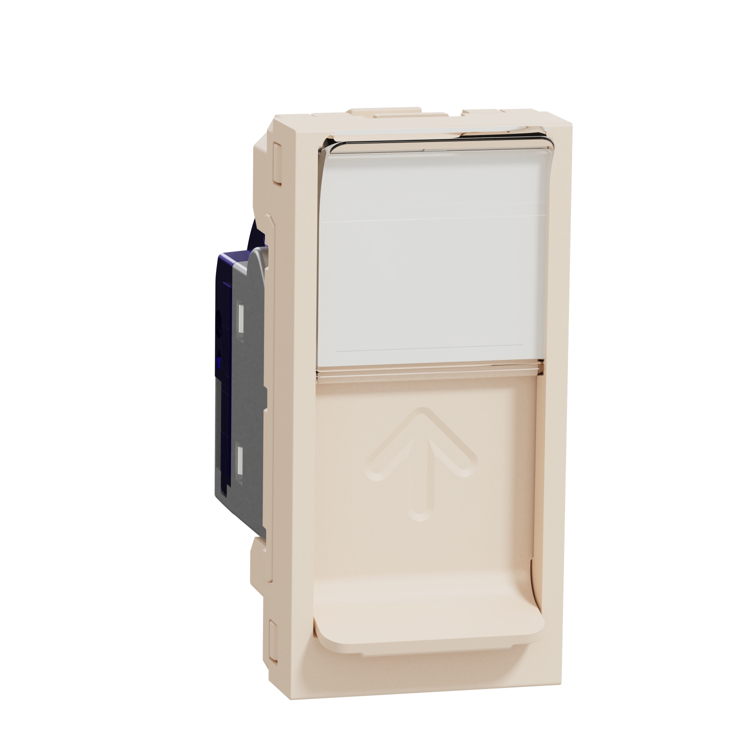 Розетка RJ45, кат. 6A FTP, 1M, сл. кост - SCHNEIDER ELECTRIC New Unica NU344844