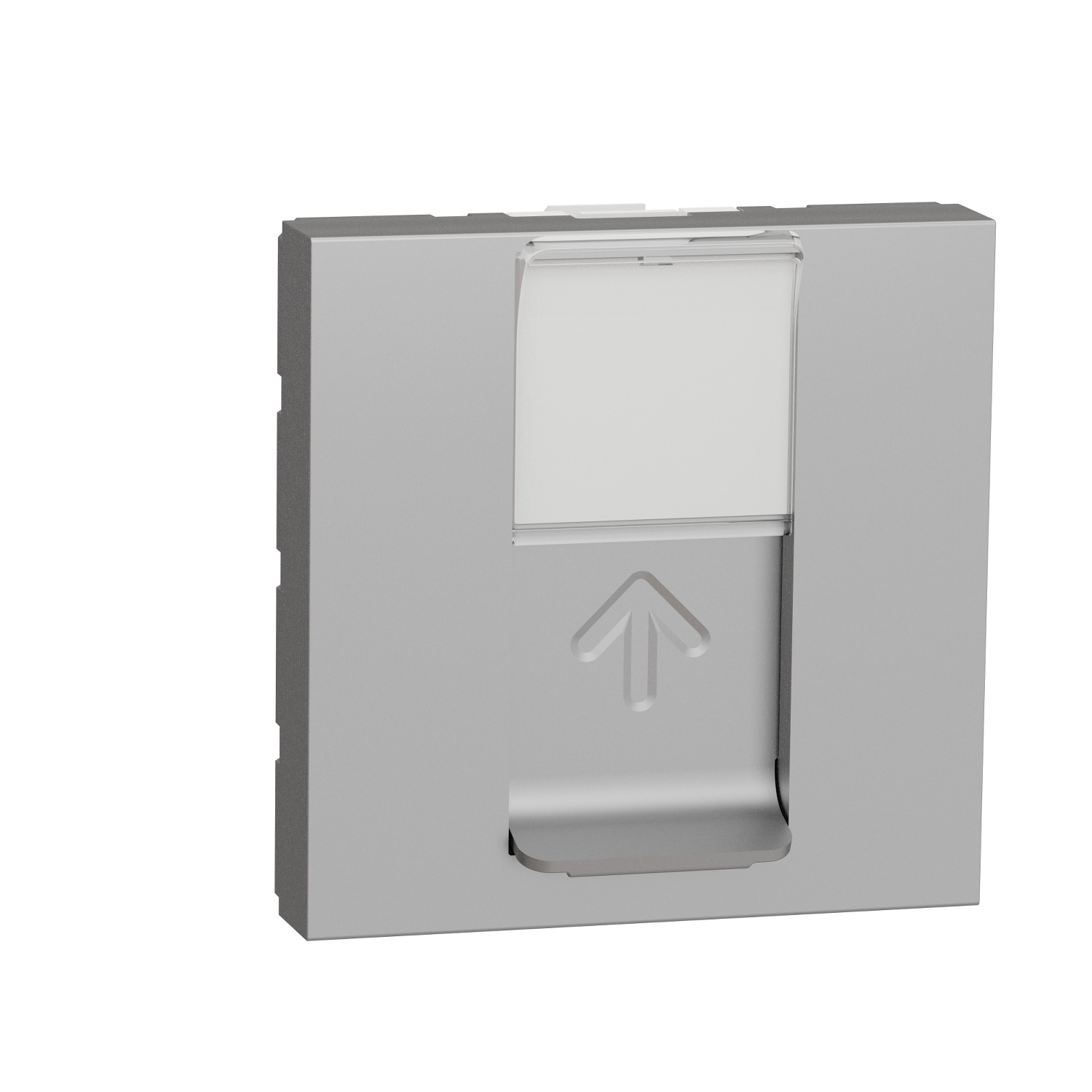 Розетка RJ45, кат. 6A FTP, 2M, алуминий - SCHNEIDER ELECTRIC New Unica NU344930