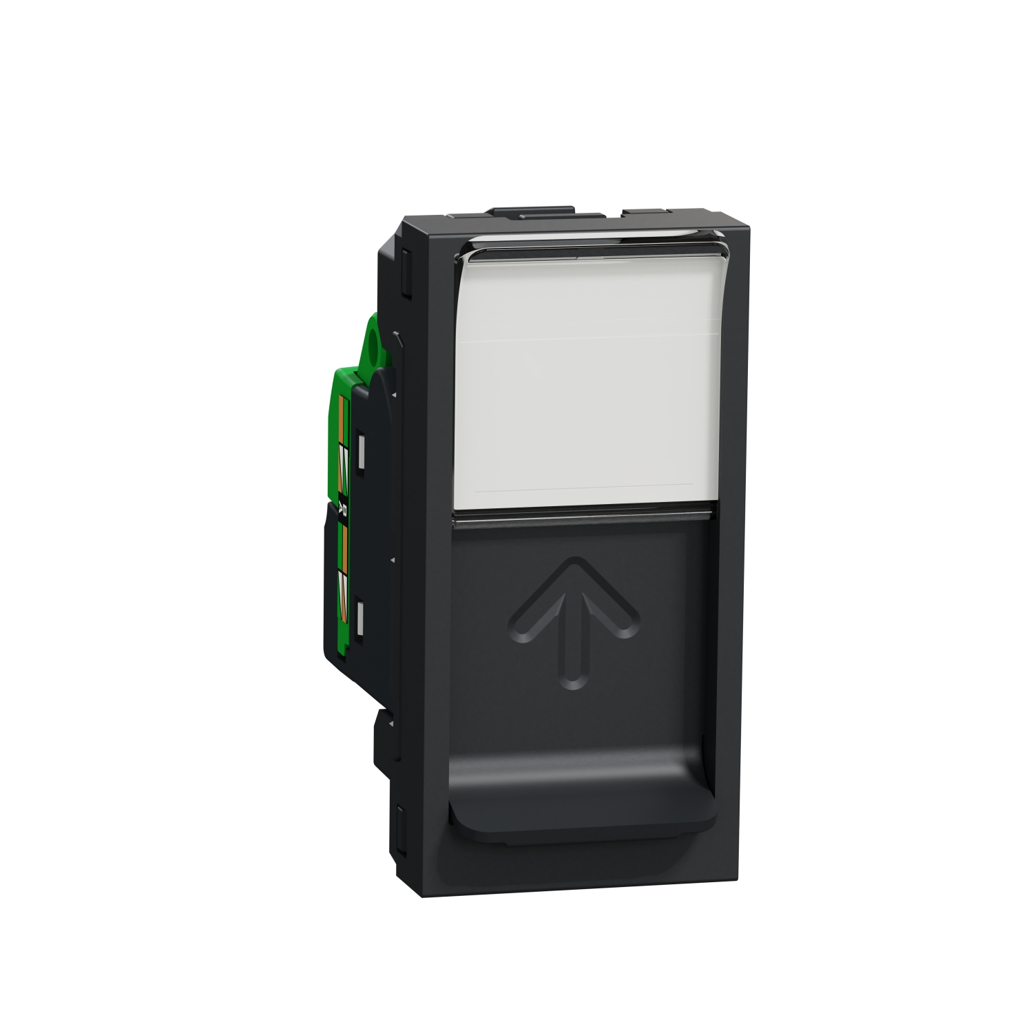 Розетка RJ45, кат. 6 UTP, 1M, антрацит - SCHNEIDER ELECTRIC New Unica NU341454