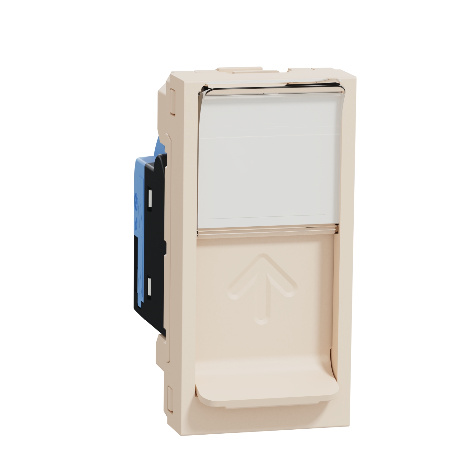 Розетка RJ45, кат. 6 UTP, 1M, сл. кост - SCHNEIDER ELECTRIC New Unica NU341444