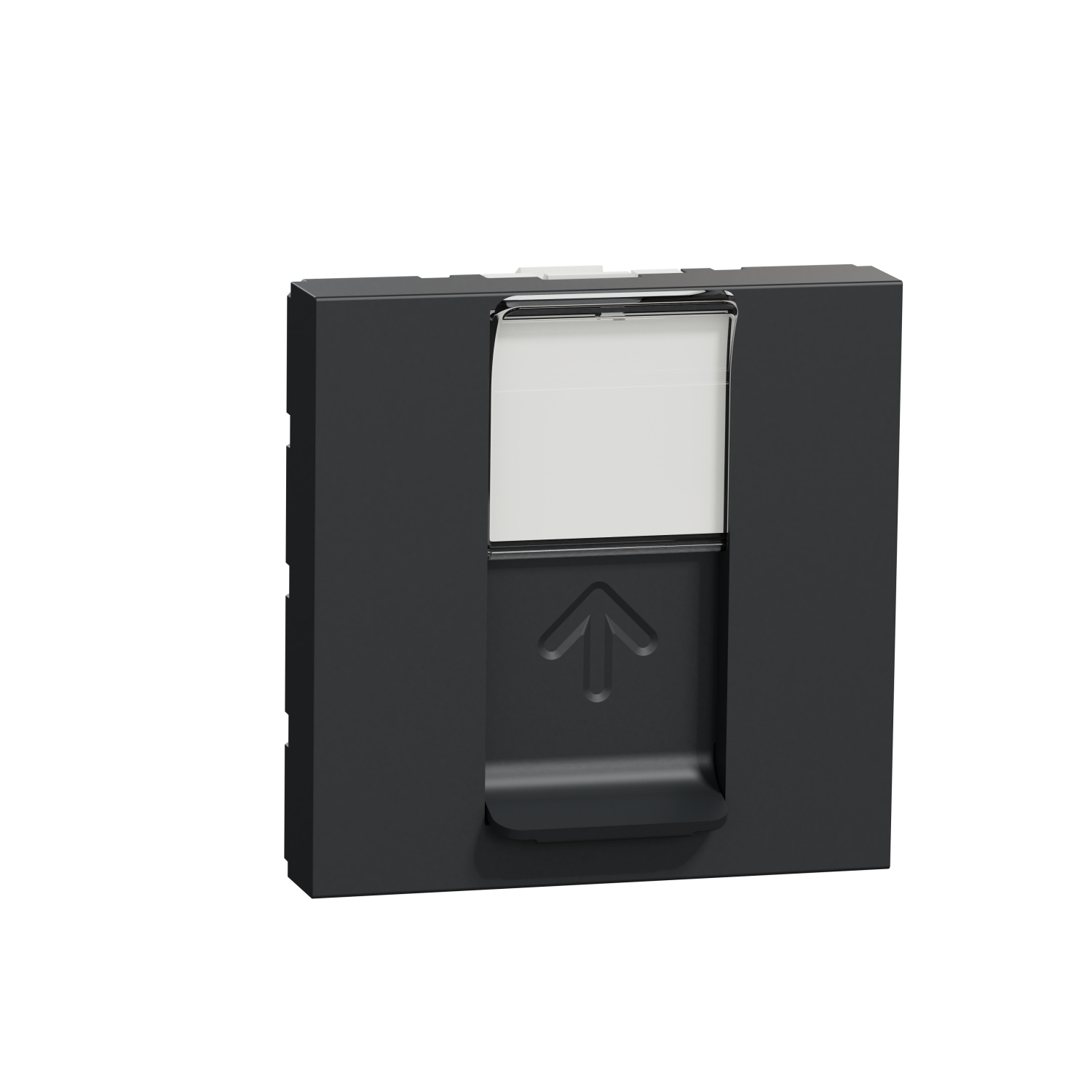 Розетка RJ45, кат. 5e UTP, 2M, антрацит - SCHNEIDER ELECTRIC New Unica NU341154