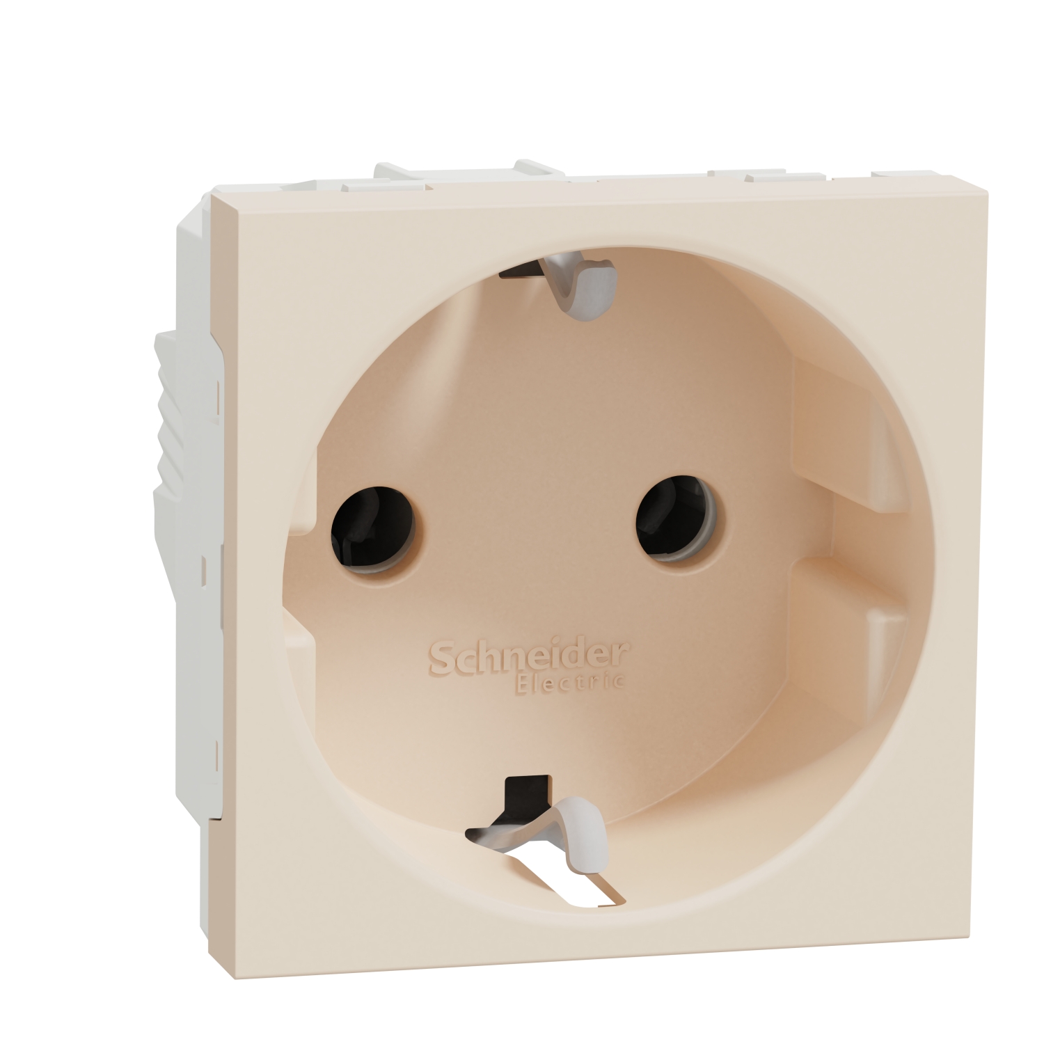 Контакт шуко без детска защита 2P+E, 16A, 2M, сл.кост - SCHNEIDER ELECTRIC New Unica NU303644