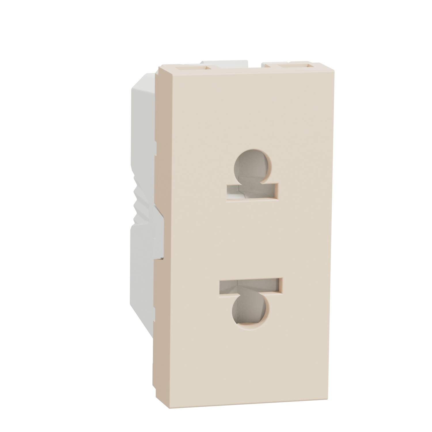 Контакт евроамерикански стандарт с детска защита 2P+E, 16A, 1M, сл.кост - SCHNEIDER ELECTRIC New Unica NU302144