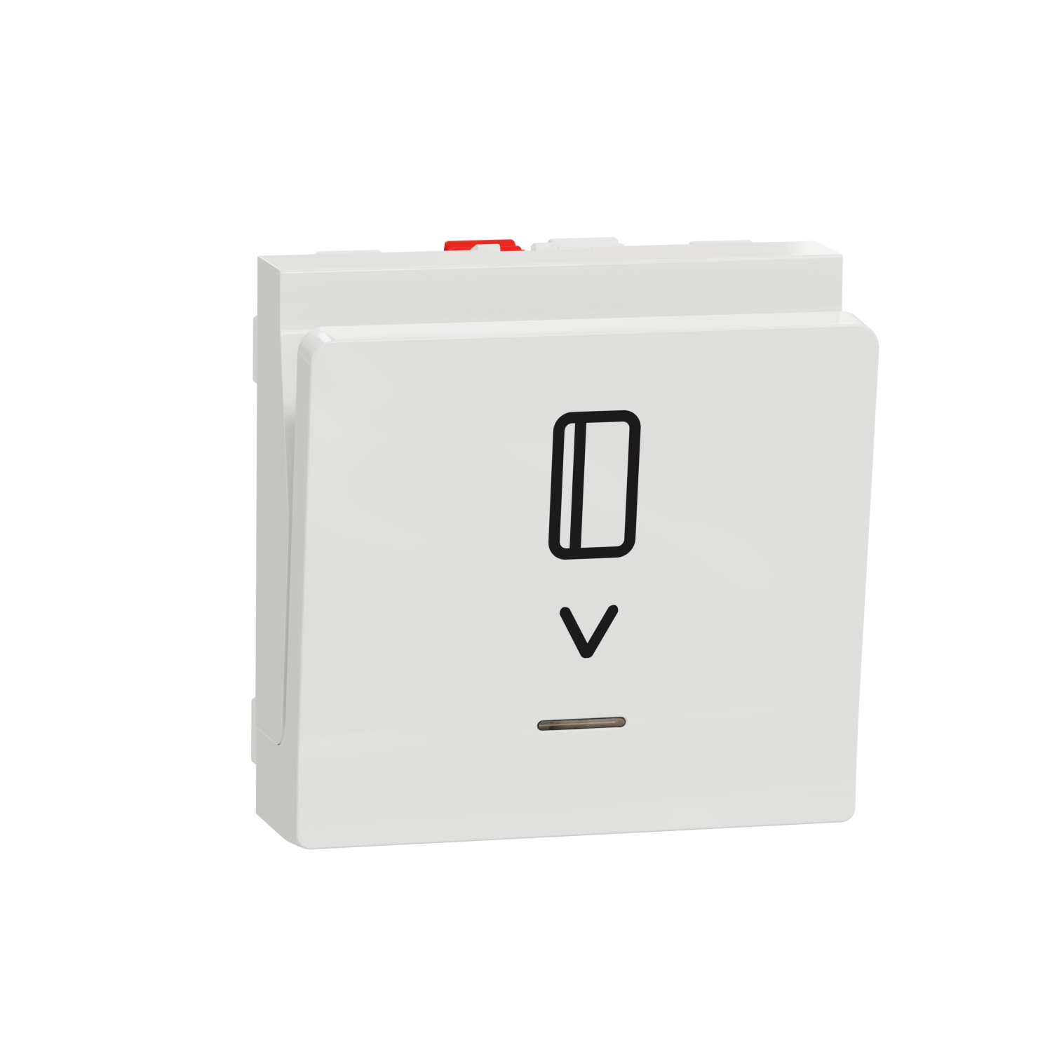 Ключ за управление с карта 10A, 230V, 2M, бял - SCHNEIDER ELECTRIC New Unica NU328318