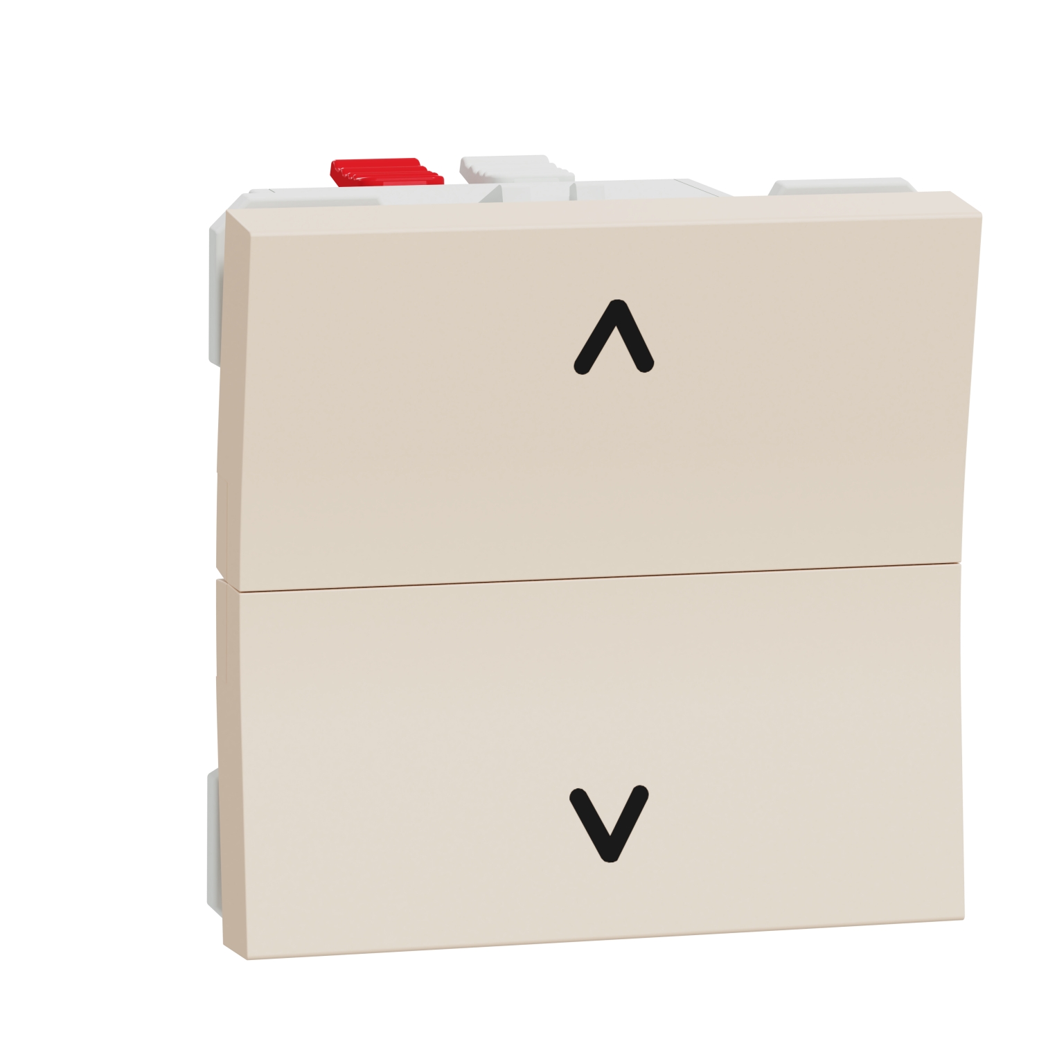Бутон за управление на щори 6A, 2M, сл. кост - SCHNEIDER ELECTRIC New Unica NU320744
