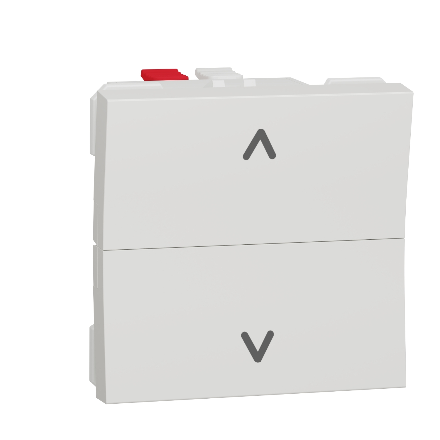 Бутон за управление на щори 6A, 2M, бял - SCHNEIDER ELECTRIC New Unica NU320718