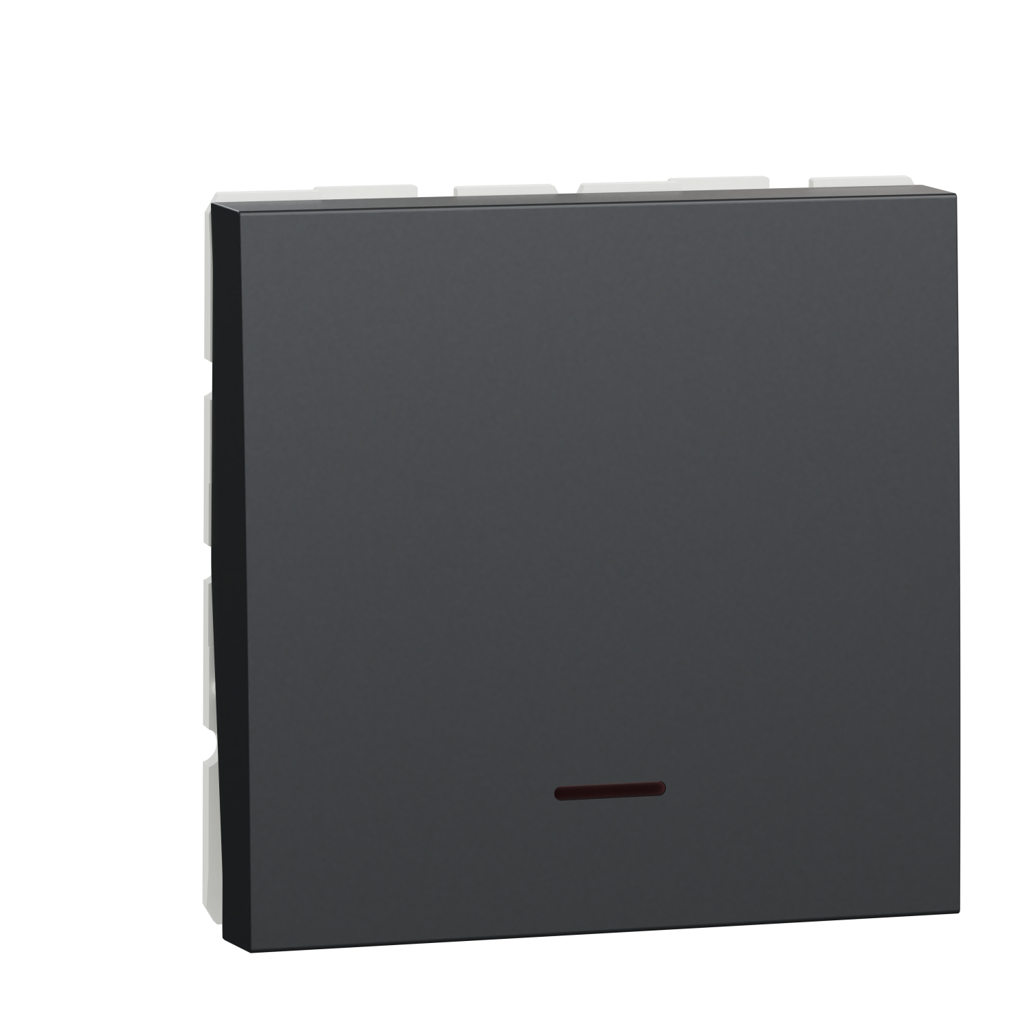 Двуполюсен ключ със светлинен индикатор 30A, 2M, антрацит - SCHNEIDER ELECTRIC New Unica NU323254S