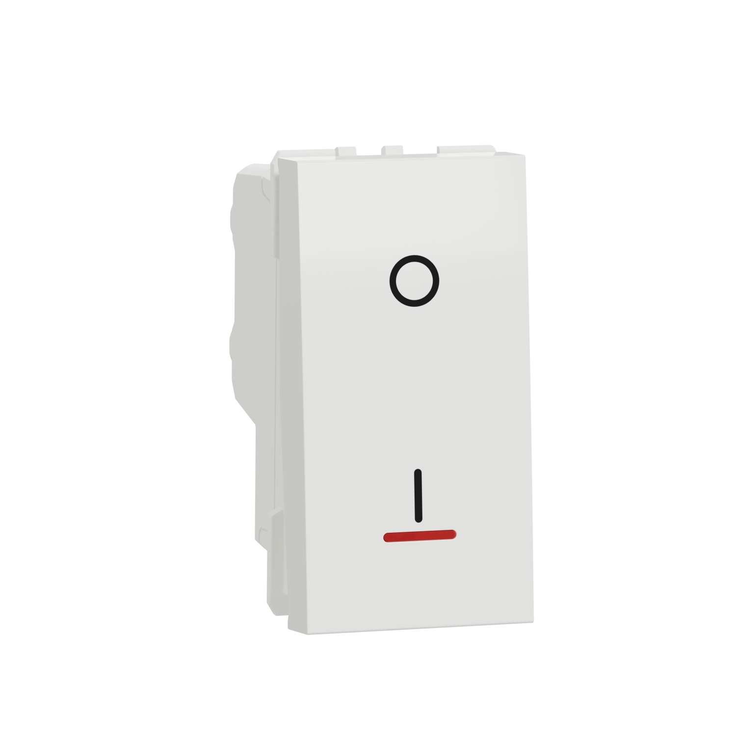 Двуполюсен ключ с LED лампа 16А, 1M, бял - SCHNEIDER ELECTRIC New Unica NU316218S