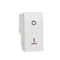 Двуполюсен ключ с LED лампа 16А, 1M, бял - SCHNEIDER ELECTRIC New Unica NU316218S