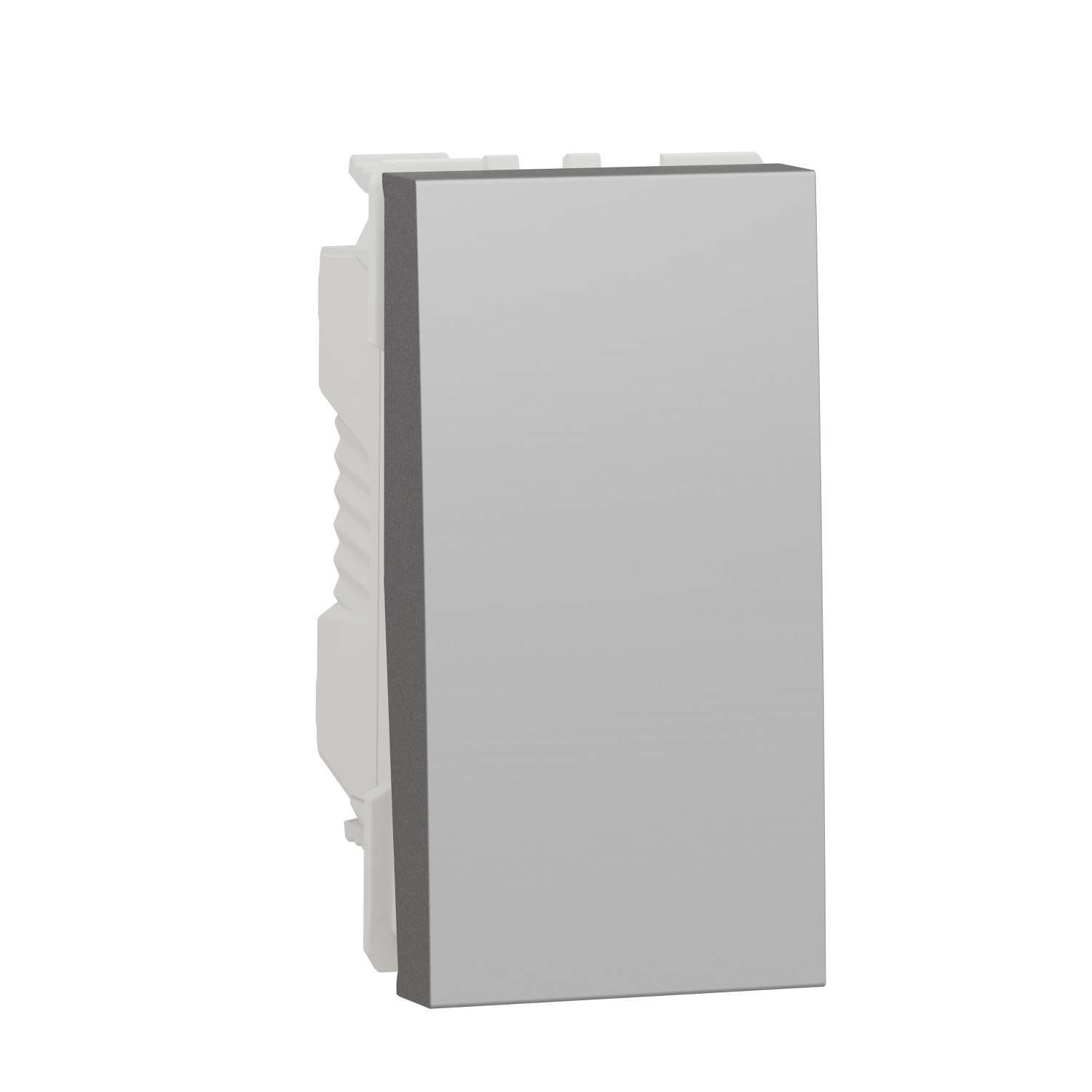 Еднополюсен бутон НО/НЗ, 1M, алуминий - SCHNEIDER ELECTRIC New Unica NU313630