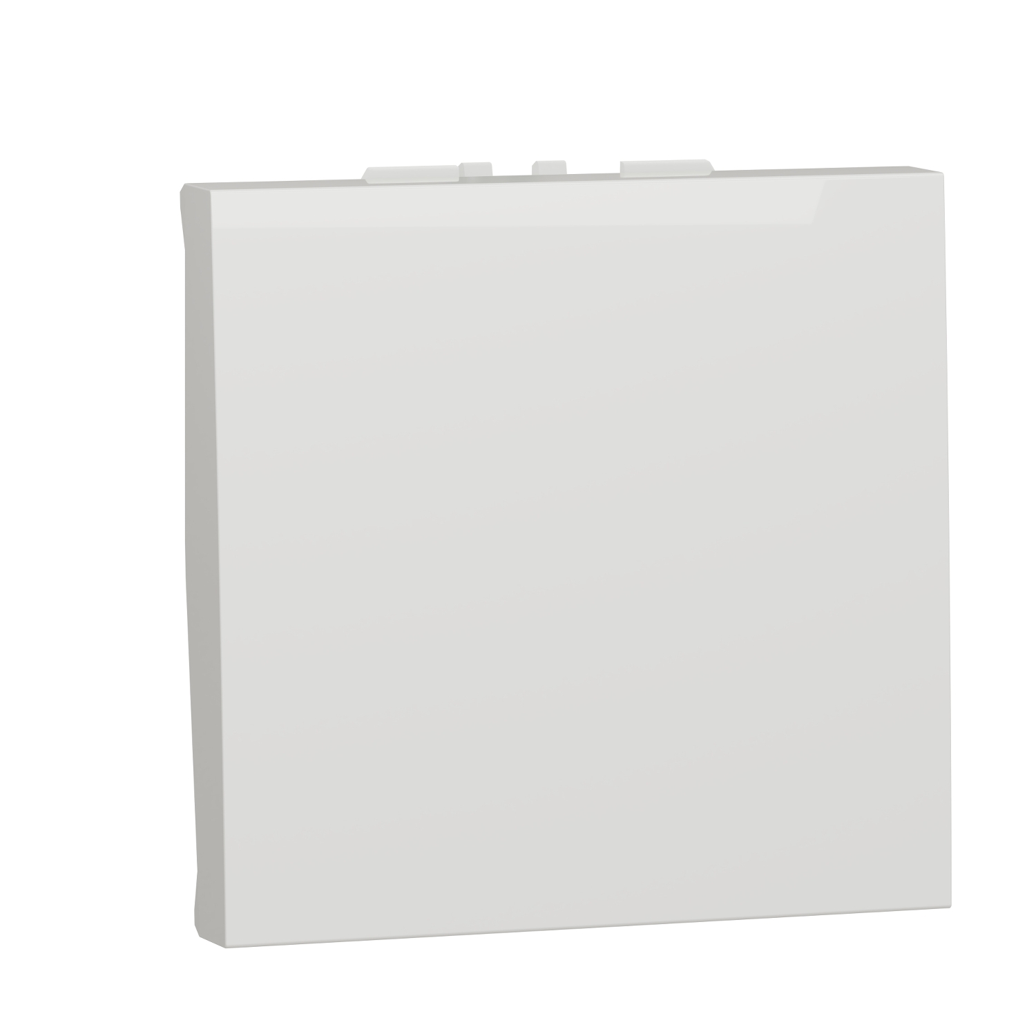 Еднополюсен бутон НО/НЗ 10A, 2M, бял - SCHNEIDER ELECTRIC New Unica NU323618
