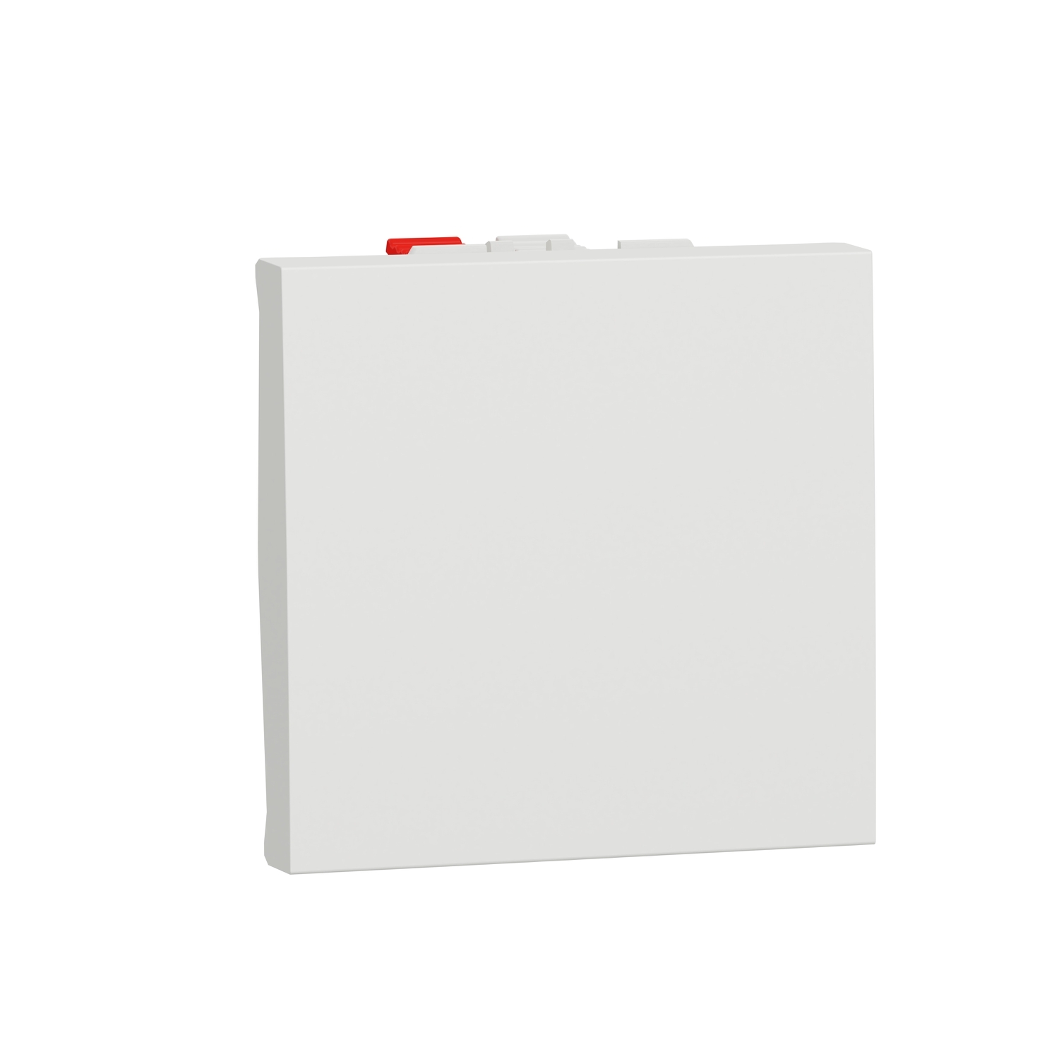 Еднополюсен бутон 10A, 2M, бял - SCHNEIDER ELECTRIC New Unica NU320618