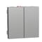Сериен девиаторен ключ, 10A, 2M, алуминий - SCHNEIDER ELECTRIC New Unica NU321130