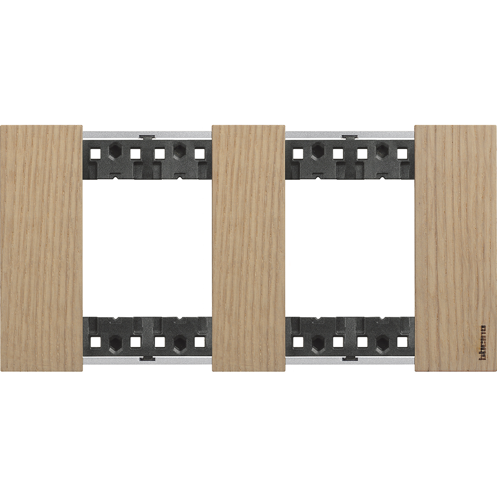 Рамка 2x2M Дъб немски стандарт - bticino Living Now KA4802M2LM
