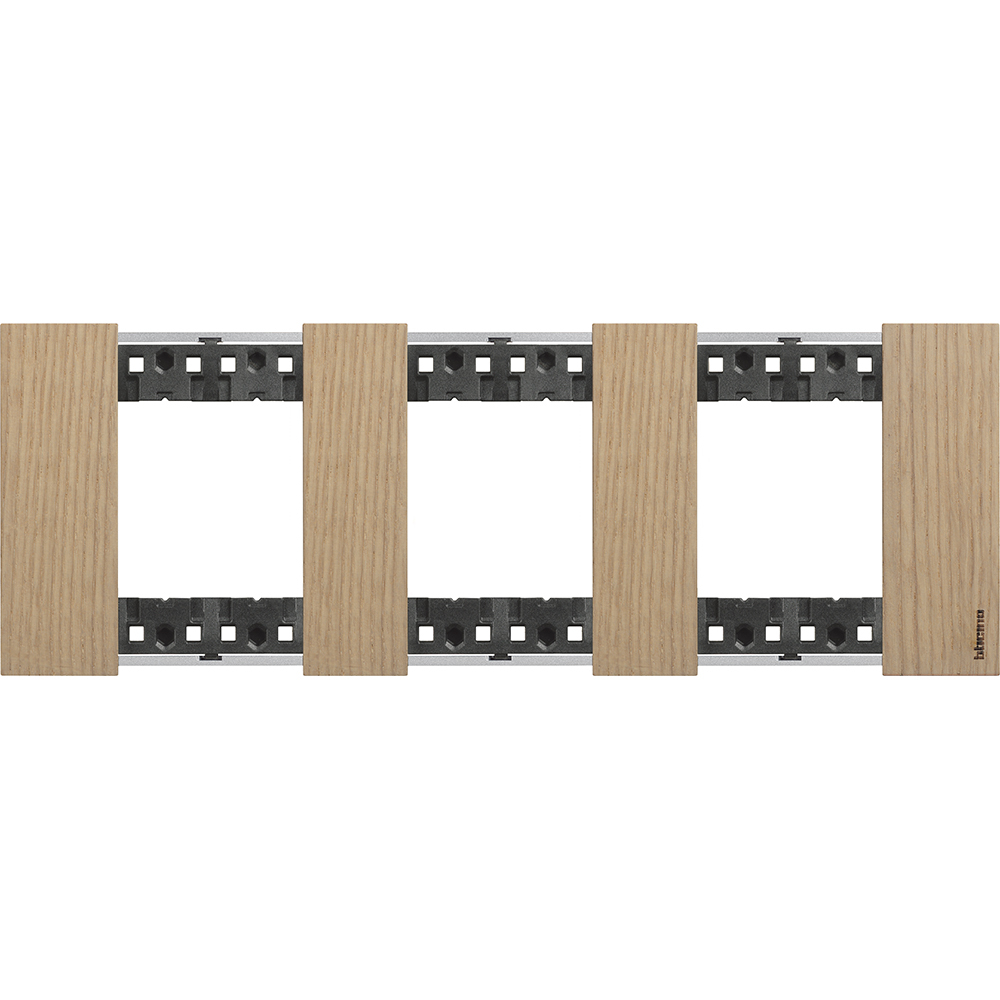 Рамка 2x2x2M Дъб немски стандарт - bticino Living Now KA4802M3LM
