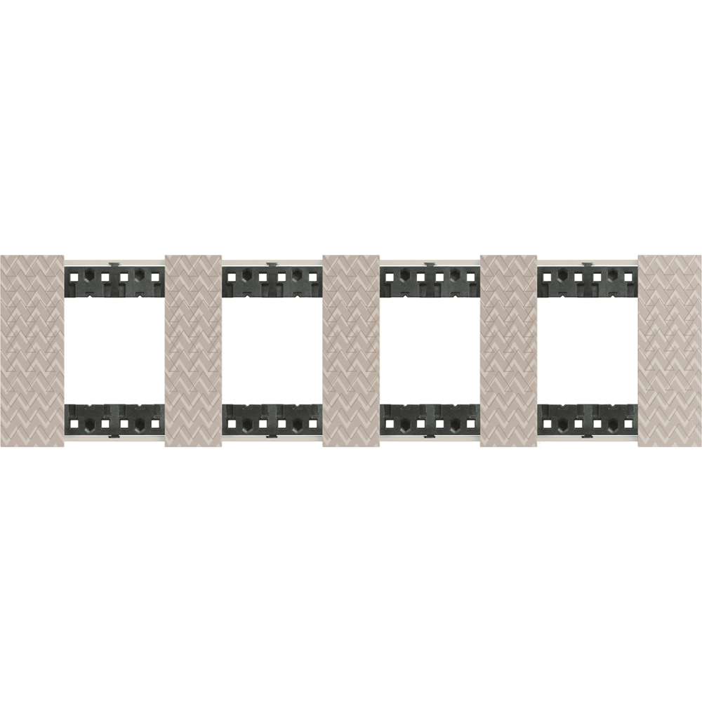 Рамка 2x2x2x2M Илюзия немски стандарт - bticino Living Now KA4802M4MM