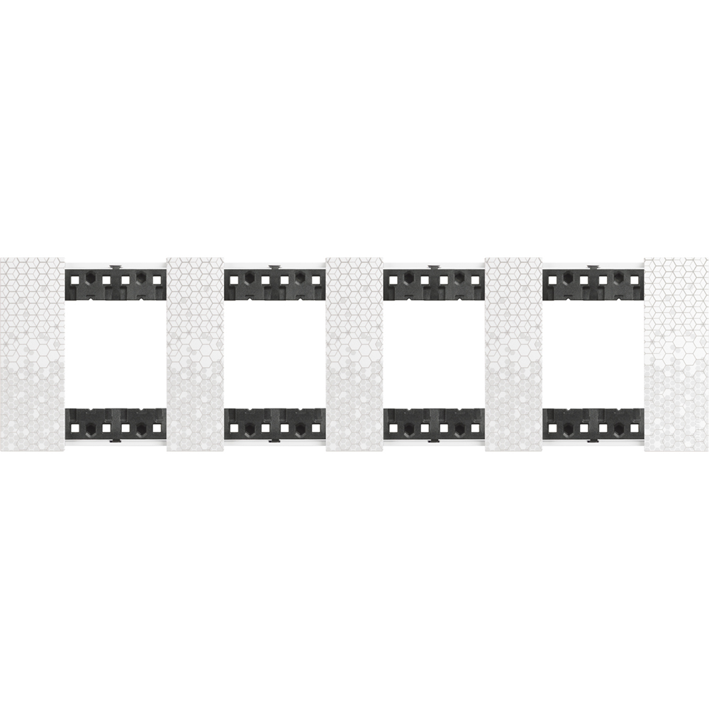 Рамка 2x2x2x2M Пиксел немски стандарт - bticino Living Now KA4802M4MW