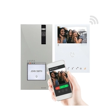 Видеодомофон кит QUADRA с цветен дисплей 4.3" MINI HF Wi-Fi ViP Comelit