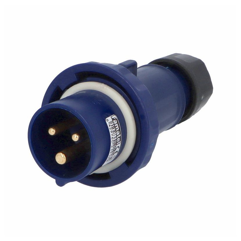 Щепсел 2P+E 16A 230V IP67 - Famatel SpeedPRO FR14200