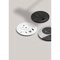 Модул за вграждане в мебел 2P+E Шуко, в отвор Ø80mm, USB розетка 15W тип A+C, с GST18 конектор, цвят Бял - Legrand Incara Disq 80 654714F