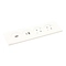 Модул за вграждане в мебел 4 Mодула 2x 2P+E Шуко, USB 15W тип A+C и и HDMI розетка, с кабел 2m, цвят Бял - Legrand Incara DisqIn 654748