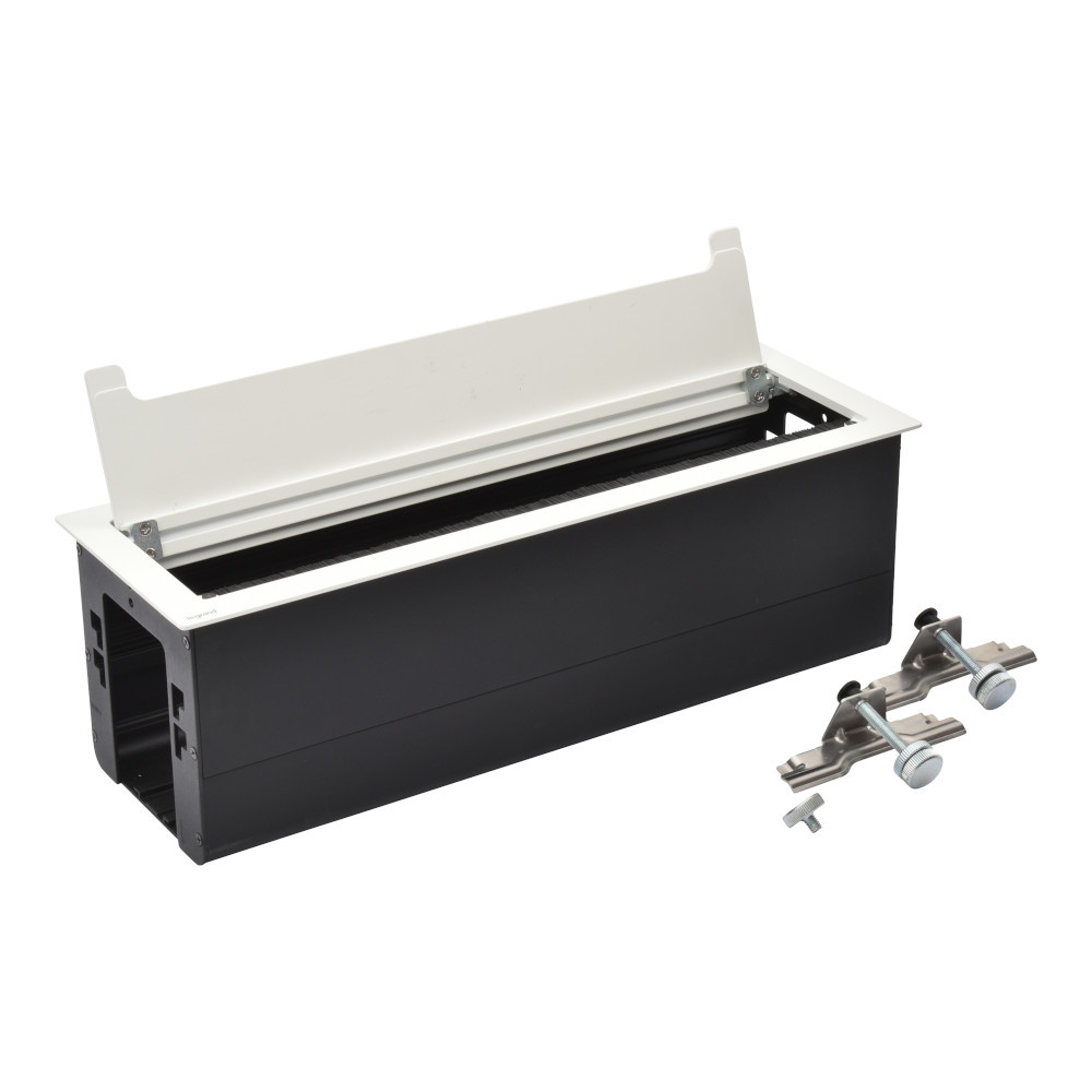 Мебелна кутия празен модул, размери 385x130mm, цвят Бял - Legrand Incara Top Access 654874
