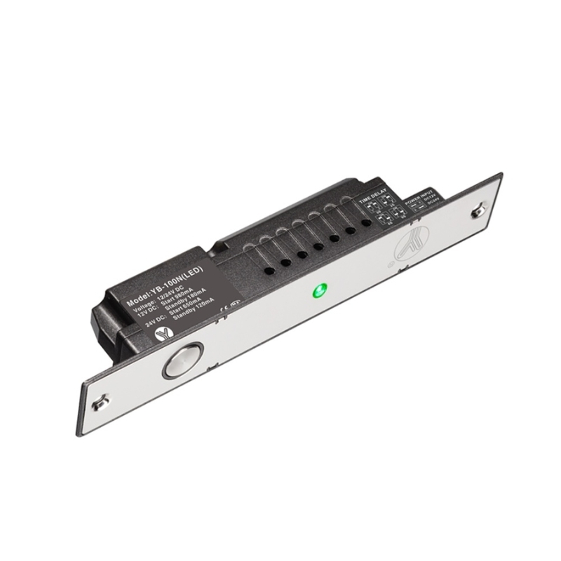 Електрически болт 800 кг. със зумер, LED и сигнал състояние Fail safe - YLI YB-100N(LED)-2P