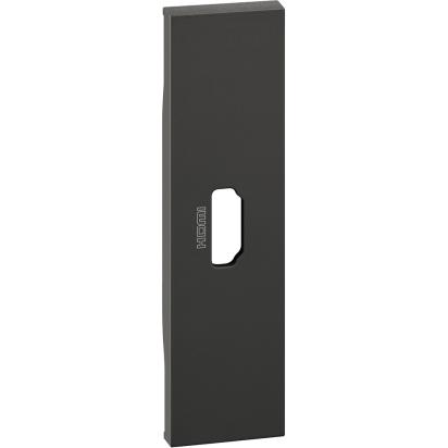 Лицев панел за Розетка HDMI 1M Черен - bticino Living Now KG14