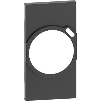 Лицев панел за контакт шуко с USB тип C 2M Черен - bticino Living Now KG63