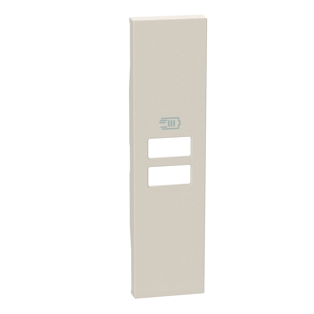 Лицев панел за Розетка 2x USB 1М за K4191AA, K4191AC, K4191CC Крем - bticino Living Now KM13C