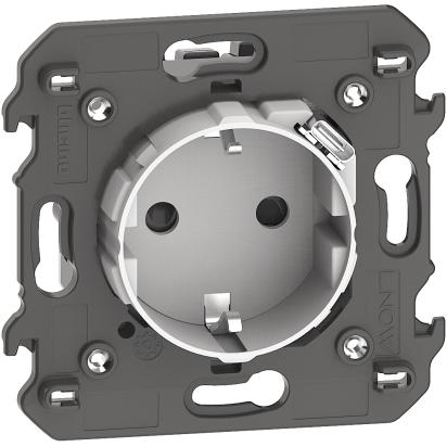 Контакт шуко 2Р+Е 16А с USB тип C 1.5A 7.5W 2M Бял - bticino Living Now KW4141USB