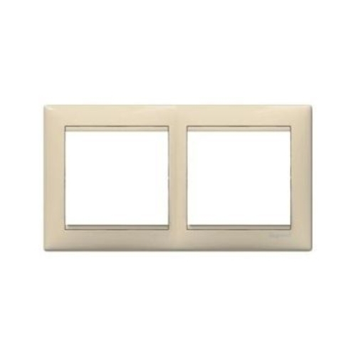 Блистер Valena  Рамка 2х хоризонтална Крем - Legrand Valena 692820