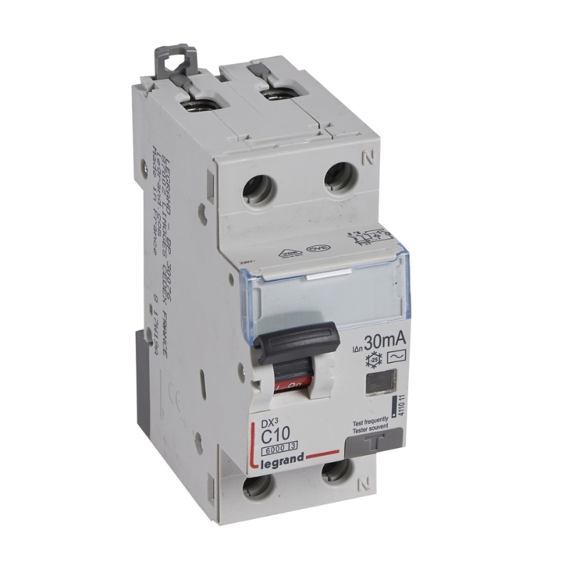 DX3 ДТЗ 1P+N C 10A 30mA 6kA - Legrand DX3 411011