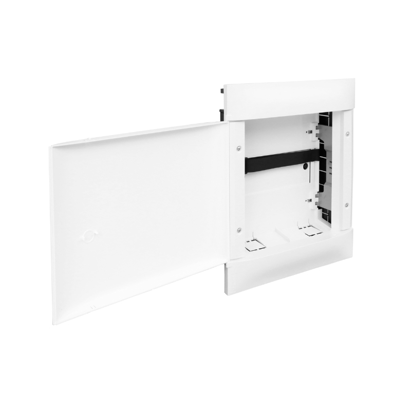 Табло СМ 2X12М ІР40 бяла врата мазилка, PractiboxS Multimedia - Legrand PractiboxS 135702