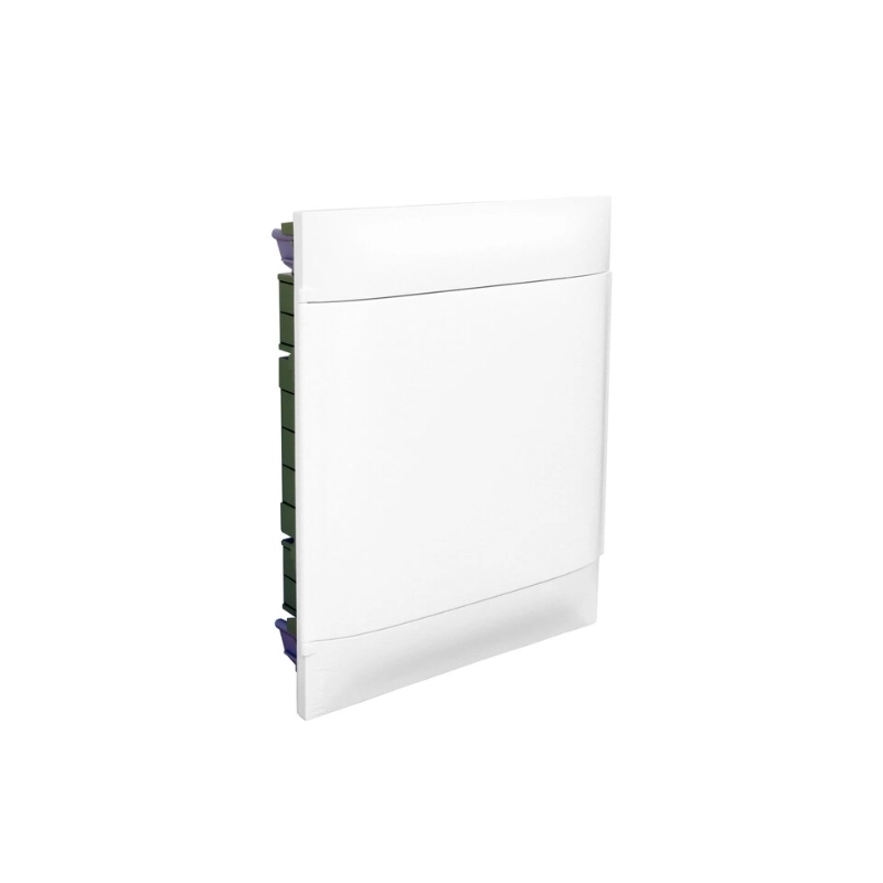 Табло СМ 2X12М ІР40 бяла врата гипс картон, PractiboxS Multimedia